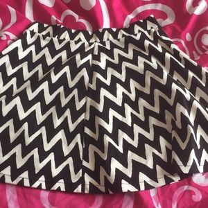 Black and white skirt